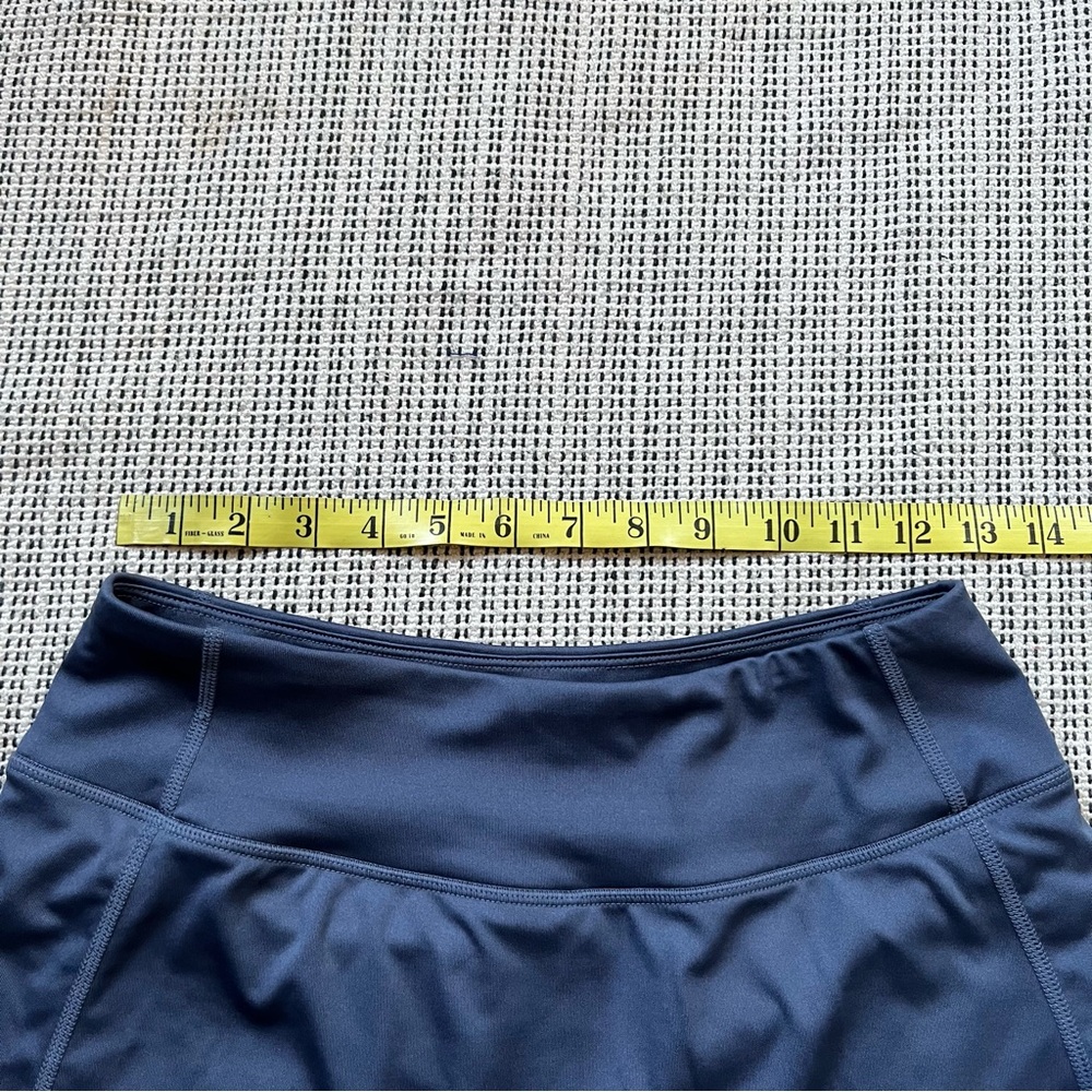 Nicole Miller Sport Deep Blue Activewear Work Out Skort Size M - Picture 5 of 6